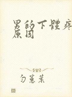 男的下体疼什么原因