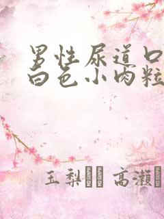 男性尿道口边有白色小肉粒