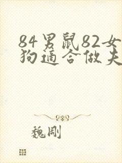 84男鼠82女狗适合做夫妻吗