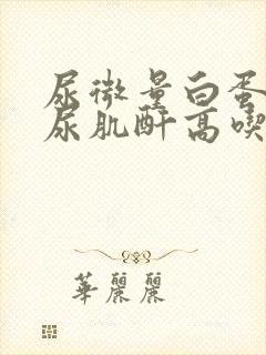 尿微量白蛋白高尿肌酐高吃什么药