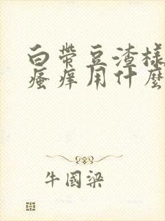 白带豆渣样内阴瘙痒用什么药