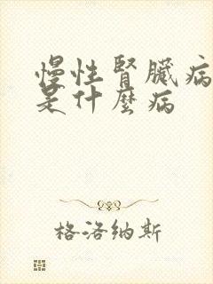 慢性肾脏病5期是什么病