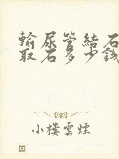 输尿管结石软镜取石多少钱