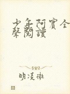 少年阿宾全文有声阅读