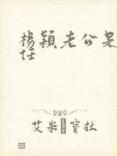 杨颖老公是谁现任