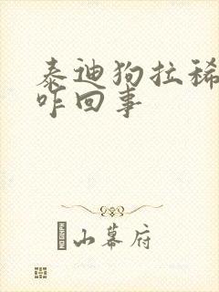 泰迪狗拉稀带血咋回事