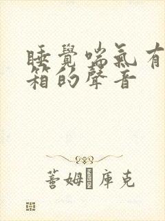 睡觉喘气有拉风箱的声音