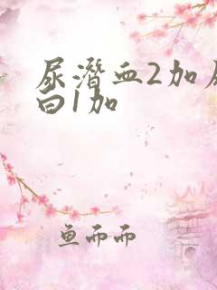 尿潜血2加尿蛋白1加