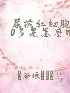 尿检红细胞200多是怎么回事