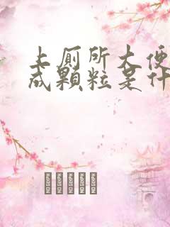 上厕所大便干燥成颗粒是什么原因