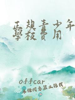 正规青少年叛逆学校费用