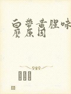 白带黄腥味是什么原因