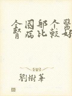 全国那个医院看肾病比较好