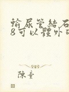 输尿管结石1.8可以体外碎石吗