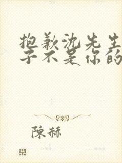 抱歉沈先生,孩子不是你的 短剧