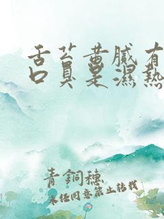 舌苔黄腻有齿痕口臭是湿热吗