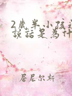 2岁半小孩还不说话是为什么