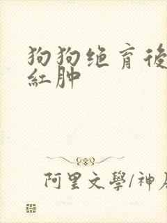 狗狗绝育后伤口红肿