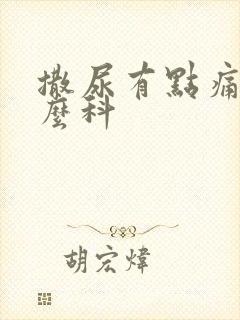 撒尿有点痛挂什么科