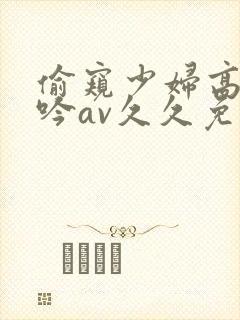 偷窥少妇高潮呻吟av久久免费