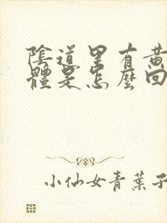 阴道里有黄色液体是怎么回事