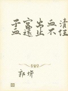 子宫出血清宫后血还止不住怎办