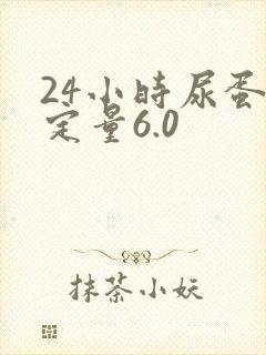 24小时尿蛋白定量6.0