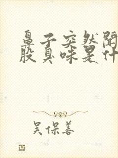 鼻子突然闻到一股臭味是什么原因