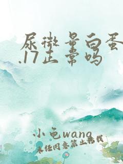 尿微量白蛋白0.17正常吗