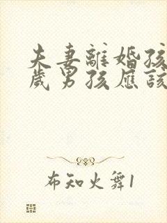 夫妻离婚孩子7岁男孩应该判给谁