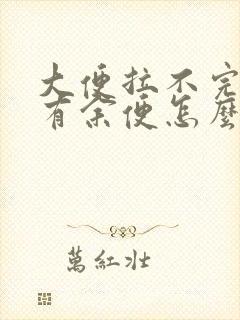 大便拉不完感觉有余便怎么办