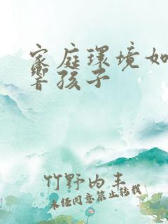 家庭环境如何影响孩子