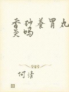 香砂养胃丸治胃炎吗