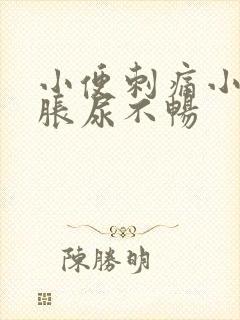 小便刺痛小腹坠胀尿不畅