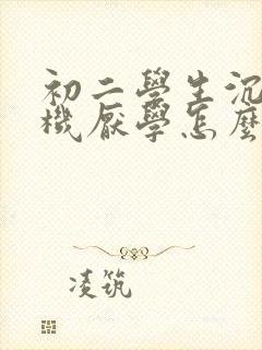 初二学生沉迷手机厌学怎么办