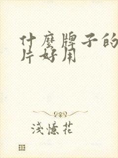 什么牌子的纸尿片好用