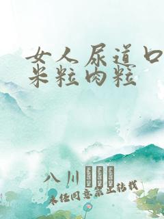 女人尿道口长小米粒肉粒