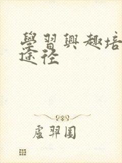 学习兴趣培养的途径