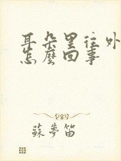 耳朵里往外流水怎么回事