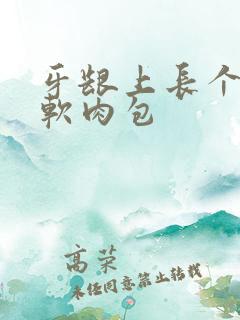 牙龈上长个红色软肉包