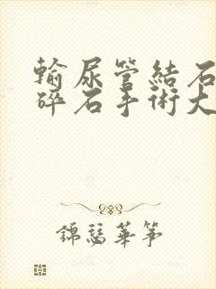 输尿管结石体外碎石手术大概多少钱