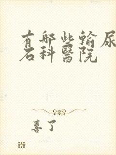 有哪些输尿管结石科医院