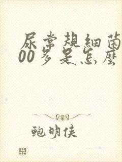 尿常规细菌3000多是怎么回事