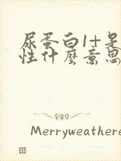 尿蛋白1+是阴性什么意思