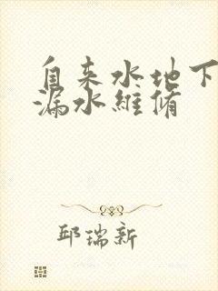 自来水地下管道漏水维修