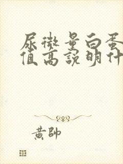 尿微量白蛋白比值高说明什么