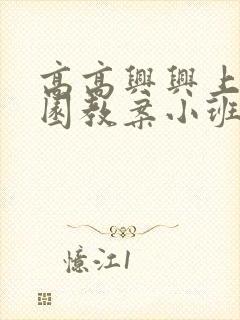 高高兴兴上幼儿园教案小班