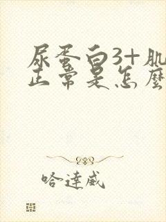 尿蛋白3+肌酐正常是怎么回事