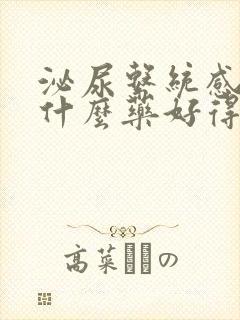 泌尿系统感染吃什么药好得最快