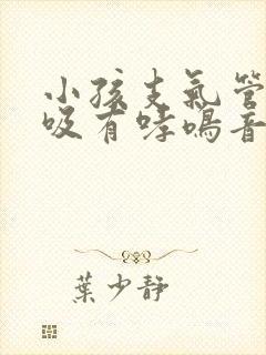 小孩支气管炎呼吸有哮鸣音